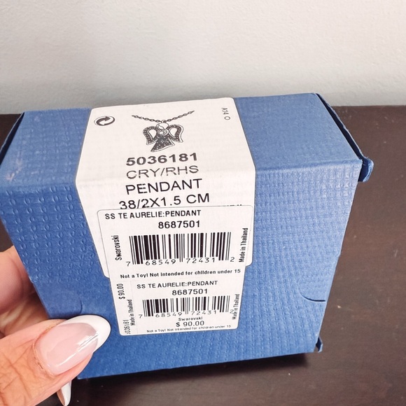 Swarovski Silver Angel Necklace - Picture 2 of 2